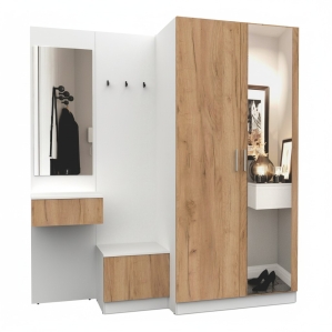 Набор мебели для прихожей "Марсель-157" МР 01-157 В2160 Ш2000 Г580 (ЛД.. Набор мебели для прихожей "Марсель-157" МР 01-157 В2160 Ш2000 Г580 (ЛД..